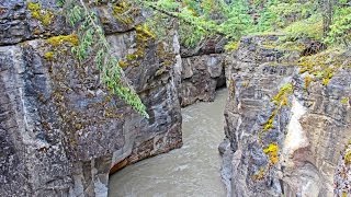 Maligne Canyon in Jasper National Park Alberta [upl. by Rosabella413]