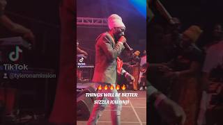 THINGS WILL BE BETTER I PRAY SIZZLA 🔥 🔥 🔥 🔥 2024 liveperformance barbados reggae motivation [upl. by Ocin]