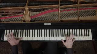 Oscar Peterson Style Boogie Piano  Filmed From Above  Fan Request [upl. by Magdalene]