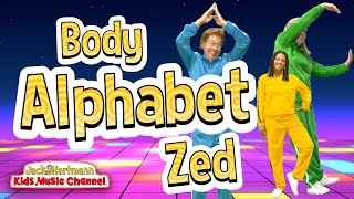 Body Alphabet  Zed Version  Jack Hartmann [upl. by Ker]