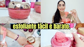 como fazer esfoliante caseiro para o corpo fácil e barato🧼🧴esfoliante [upl. by Melvin637]