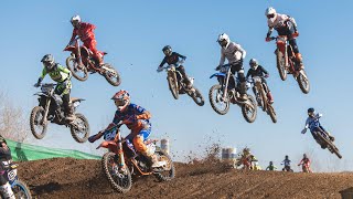 Best of 2 Stroke Action 💥 MX125 Motocross Montearagón 2023 by Jaume Soler [upl. by Yltneb]