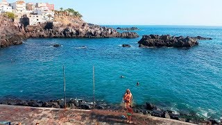 Buceo playa y charcos naturales Tenerife 4K  Diving in the Canary Islands [upl. by Netsrejk]