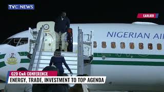 President Tinubu Arrives Germany To Attend G20 CwA Conference [upl. by Oad]