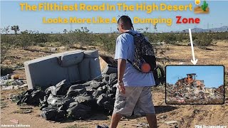 Did You KnowOne Of The Filthiest Roads Found In The High Desert 🏜 Adelanto California [upl. by Vaas]