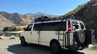 Vanlife Idaho  Hot Springs Hells Canyon Riggins and The Salmon River [upl. by Eceinej]