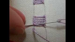 Ladder Stitch for Hand Embroidery [upl. by Truk]