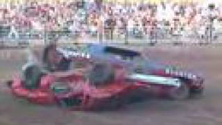 Demolition Derby Overturned Car [upl. by Adnuhser]