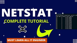 Netstat Complete Course Tutorial in Hindi  Netstat Network Troubleshooting in one video🔥 [upl. by Frederiksen268]