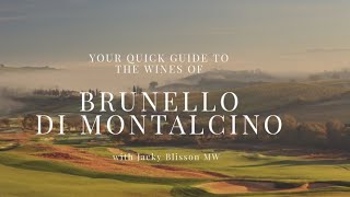 Your Quick Guide to Brunello di Montalcino Wines [upl. by Adalai]