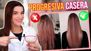 Poderosa PROGRESIVA CASERA para Alisamiento Natural y Mejora del Cabello [upl. by Vadnee]