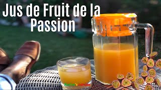 Jus de Fruit de la PassionBarbadineMaracuja sans machineCookWithMe [upl. by Rettke]