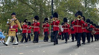 The Band of The Grenadier Guards  Accession Day Gun Salute Hyde Park 2023 [upl. by Gusty]