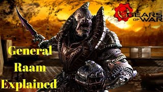 Who is General Raam Gears of War 1 2 3 4 5 Gameplay  Raams Rise Shadow Fall and Death and theme [upl. by Ailemrac859]