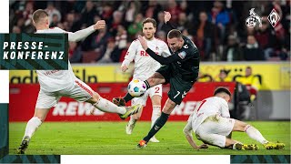 1FC Köln  SV Werder Bremen 01  Pressekonferenz  SV Werder Bremen [upl. by Alfonzo804]