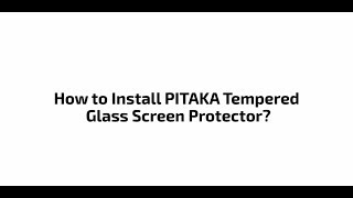 How to Perfectly Install the PITAKA Tempered Glass Screen Protector Without Bubbles [upl. by Cummings]