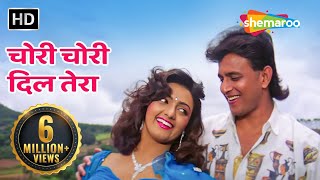 Chori Chori Dil Tera  Phool Aur Angaar 1993  Mithun Chakraborty  Shantipriya  Romantic Song [upl. by Bonnell498]