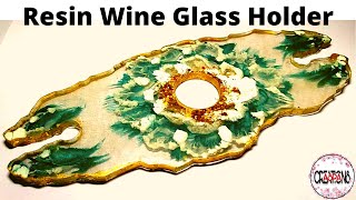 53 Resin Wine Glass Holder DIY Tutorial [upl. by Nylia]