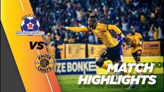 Highlights  Maritzburg United vs Kaizer Chiefs  20222023 DStv Premiership [upl. by Subak]