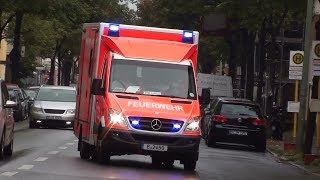 RTW Berliner Feuerwehr FW Neukölln Zusammenschnitt [upl. by Baron]