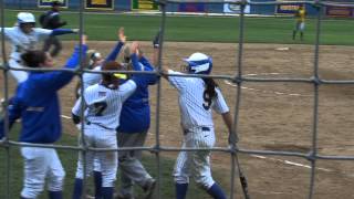 Blue Hens Softball Split vs George Mason [upl. by Landan149]