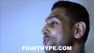 AMIR KHAN TELLS KELL BROOK TO GROW BIGGER BALLS BLASTS HIS LEVEL OF COMPETITION [upl. by Booze193]