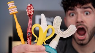 Ranking my EPIC Toothbrush Collection [upl. by Sylvester414]