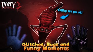 Poppy Playtime Chapter 3  Glitches Bugs and Funny Moments [upl. by Pammy329]