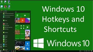 Windows 10 Hotkeys and Shortcuts [upl. by Wallinga123]