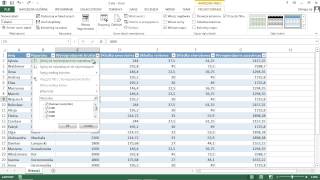 Tabela w Excelu 2013  jak zamienić zakres danych na Tabelę [upl. by Aicelf731]