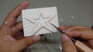 SOAP CARVING  PERLA SOAP  STAR DESIGN  FRANZARTZ [upl. by Thornton]