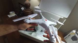 JUST UNBOXING Syma X5A1 RC Headless Quadcopter RTF 24Ghz 6Axis Gyro Drone [upl. by Nahtan]