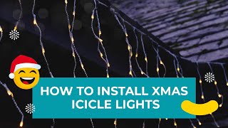 How to install Christmas icicle lights [upl. by Parish]