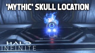 MYTHIC Skull Location Halo Infinite The Command Spire Mission [upl. by Yelsa]