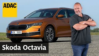 Facelift des Bestsellers Skoda Octavia Combi 2024 im Fahrbericht  ADAC [upl. by Ellehcor966]