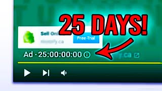 A 25 DAY UNSKIPPABLE Ad On YouTube [upl. by Ennaeilsel]