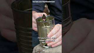 Easy Soup Can Wood Stove [upl. by Annaihs]