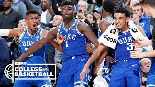 Zion Williamson RJ Barrett score 61 points for Duke vs Kentucky  College Basketball Highlights [upl. by Annovoj]