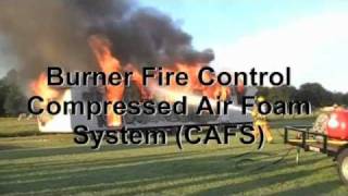 CAFS Compressed Air Foam Fire Fighting Systems Official Test Structural Fire [upl. by Godric]