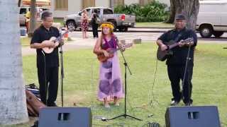 Raiatea Helm at the Kamehameha Day Lei Draping Ceremony 2015 [upl. by O'Neil]