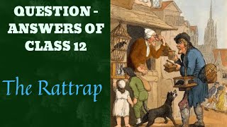 Question answers of The Rattrap The Rattrap Class 12 [upl. by Eerahc]