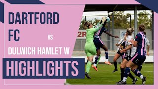 HAMLET HIGHLIGHTS Dartford vs Dulwich Hamlet  LampSERW Premier Division  20823 [upl. by Rihsab237]