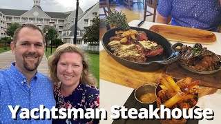 Yachtsman Steakhouse at Disneys Yacht Club Resort  Dining Review [upl. by Aseiram]