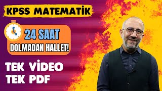 Kpss ve Dgs Matematik  Tek Video  Tek Pdf  Öğrenme Garantili  Derleme 2022kpss 2022dgs [upl. by Southard]