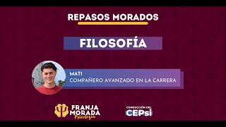 Repaso Morado de Introducción a la Filosofía Unidad 1 [upl. by Eleanora]