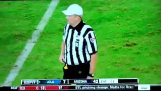 Fan Runs Onto Field Dressed As Referee [upl. by Lavotsirc]