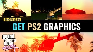 How to get ps2 graphics in gta vice city  How to install skygfx gta vc  Gta vc ps2 atmosphere [upl. by Srevart]