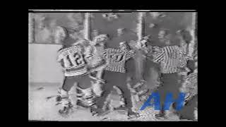 NHL Dec 2 1975 St Louis Blues v New York Islanders R x2 Clips Ted Irvine v Clark Gillies [upl. by Nuzzi321]