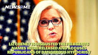 Liz Cheney is disgusted the FBI agents names were released  Newsrme [upl. by Ronald]