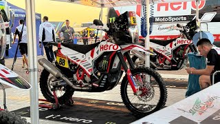 Tour por el bivouac del Dakar 2024 entramos en Hero KTM GasGas Husqvarna Honda amp más [upl. by Avehsile865]